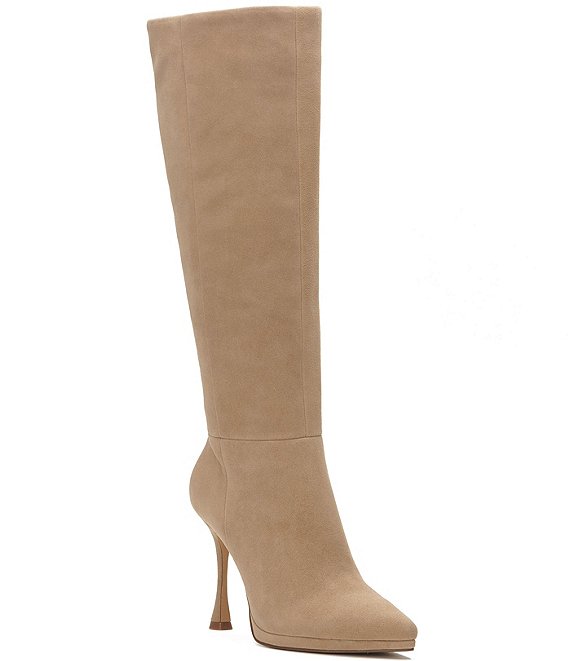 Vince Camuto Peviolia Suede Knee High Boots | Dillard's