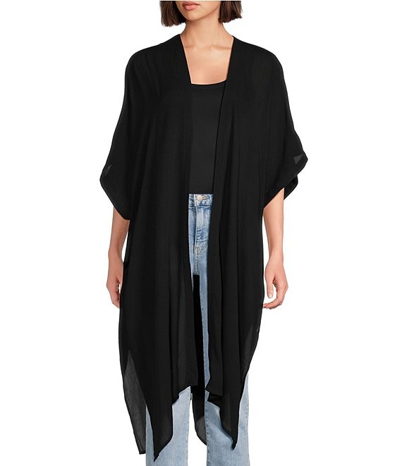 Vince Camuto Solid Crinkle Topper