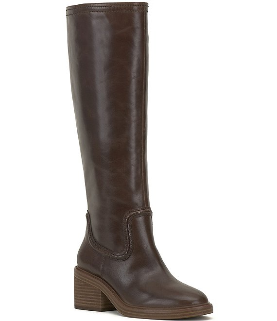 Vince Camuto Vuliann Leather Tall Boots | Dillard's