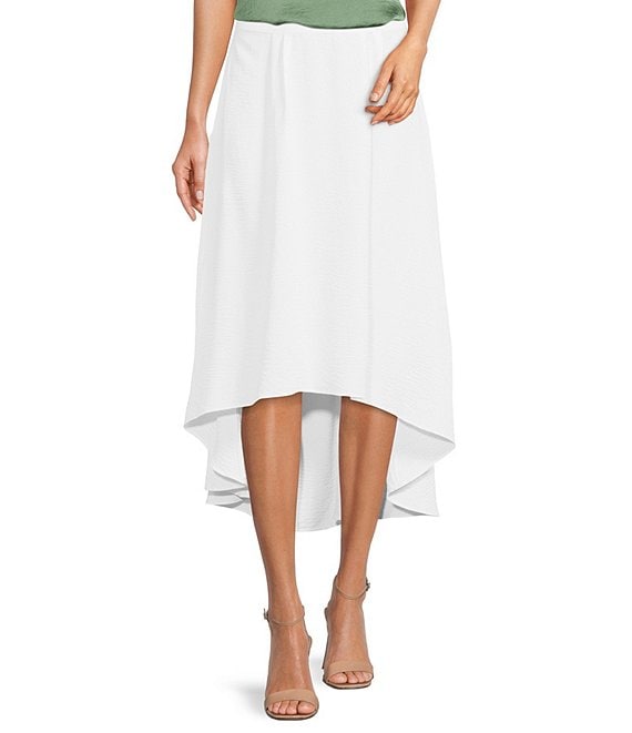 vince asymmetrical hem skirt