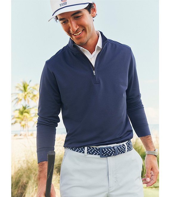 Vineyard Vines Clubhouse Performance Stretch Quarter-Zip Pullover
