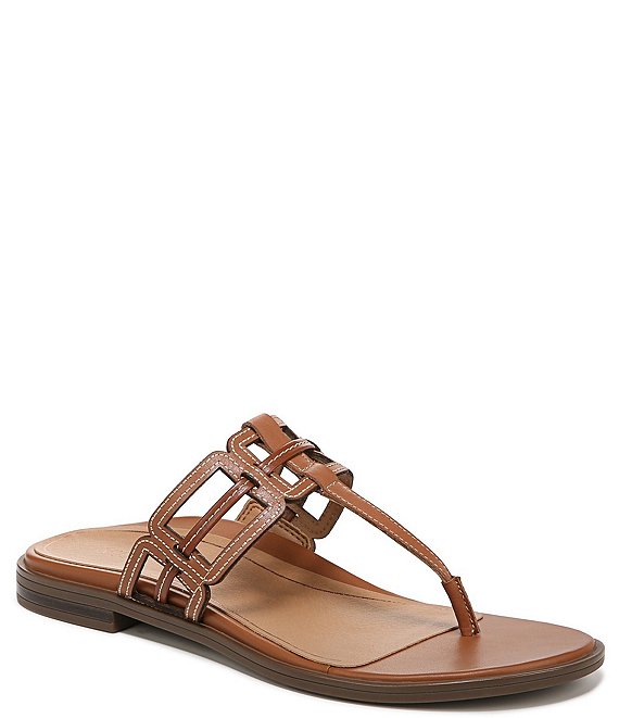 Vionic Alvana Leather Thong Sandals | Dillard's