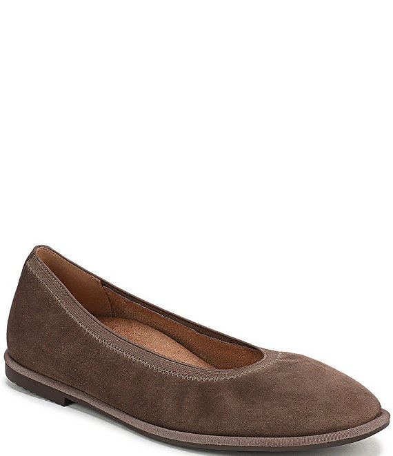 Vionic Caroll 2.0 Suede Classic Skimmer Flats