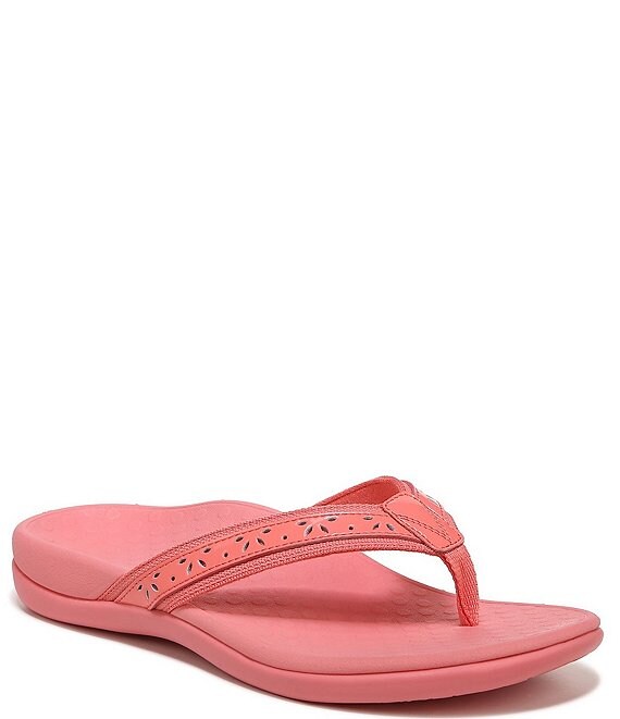 Vionic Casandra Patent Leather Thong Sandals | Dillard's