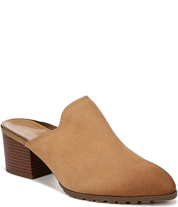 Vionic store suede mules