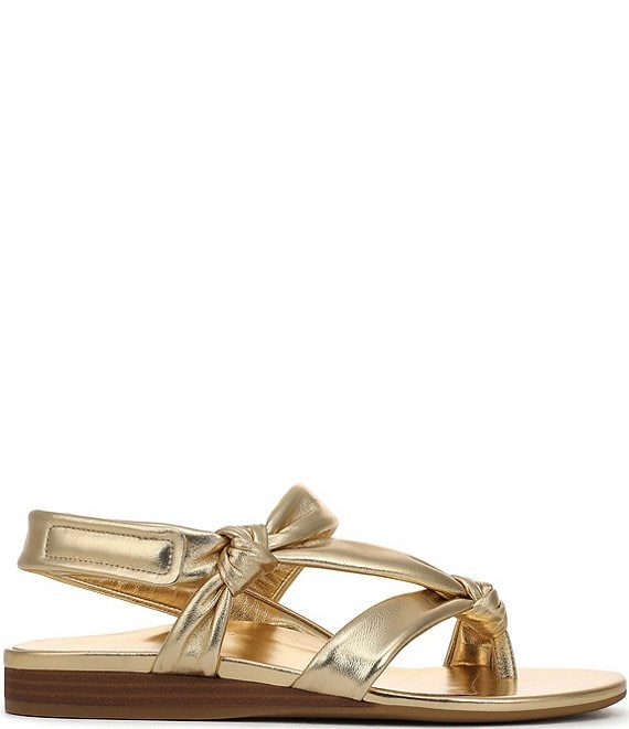 Vionic Geneva Leather Thong Mini Wedge Sandals | Dillard's