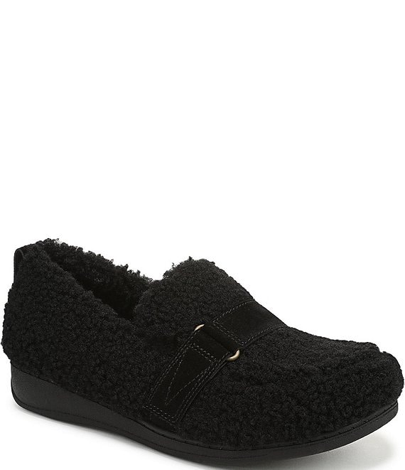 Vionic Imogen Faux Shearling Slippers