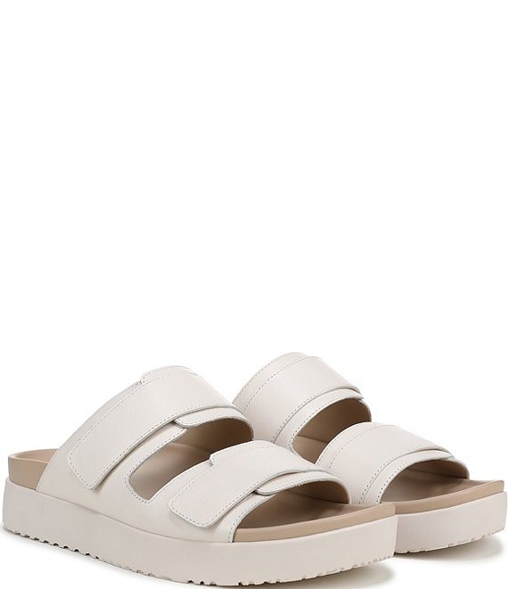 Vionic Riviera Leather Banded Slide Sandals | Dillard's