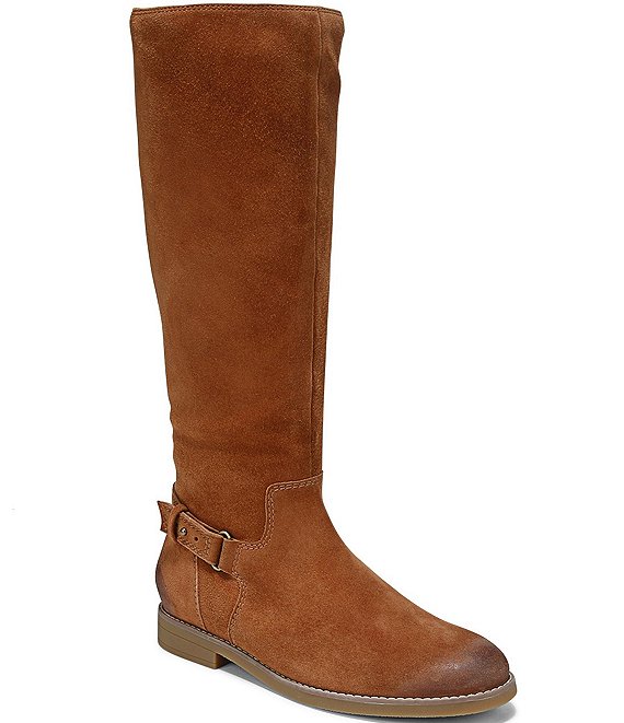 Vionic Rochelle Suede Buckle Strap Hardware Tall Boots