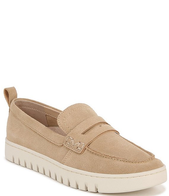 Vionic Uptown Suede Packable Travel Platform Penny Loafers | Dillard's