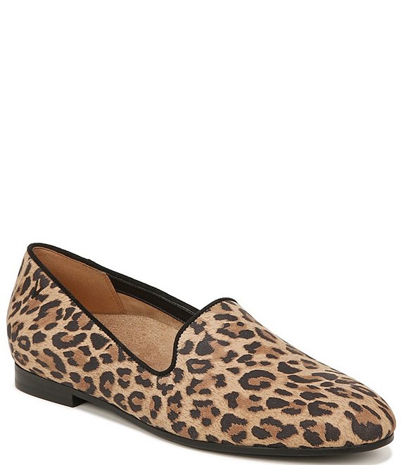 Vionic Willa II Leopard Print Suede Slip-On Loafers | Dillard's