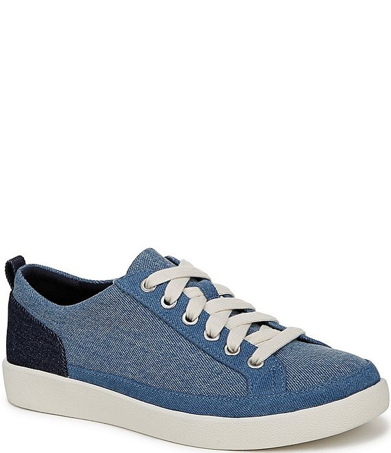 Vionic Winny Colorblock Denim Lace Up Sneakers