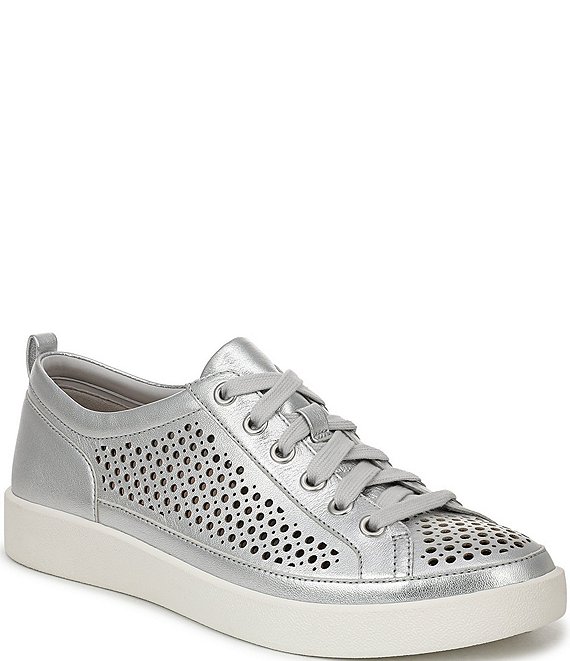 Vionic Winny Perforated Leather Lace-Up Sneakers