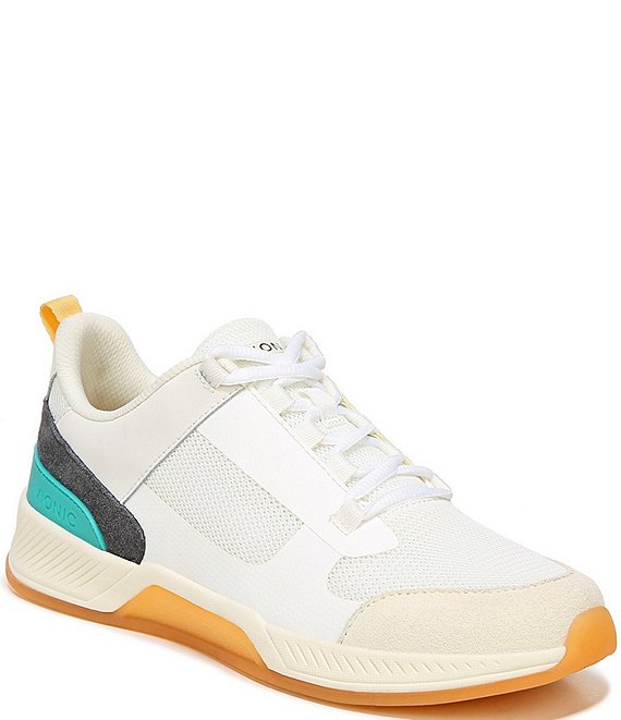 Color:Marshmallow Teal - Image 1 - Women's Fearless Leather Mesh Sneakers