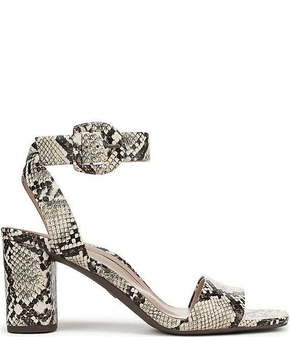 Vionic Zinfandel Embossed Snake Leather Dress Sandals | Dillard's