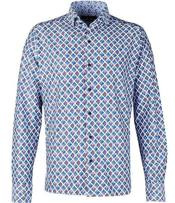Visconti Double-Face Long Sleeve Woven Shirt