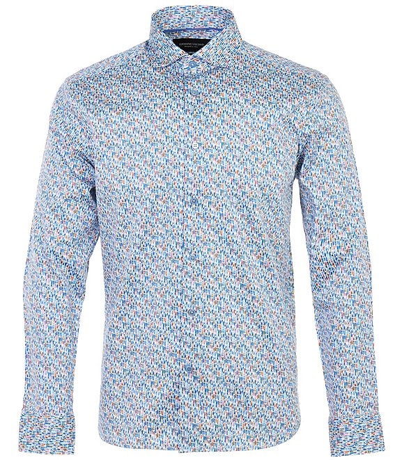 Visconti Printed Long Sleeve Woven Shirt