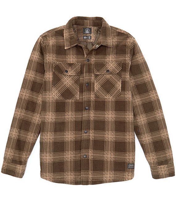 Volcom sherpa flannel outlet jacket