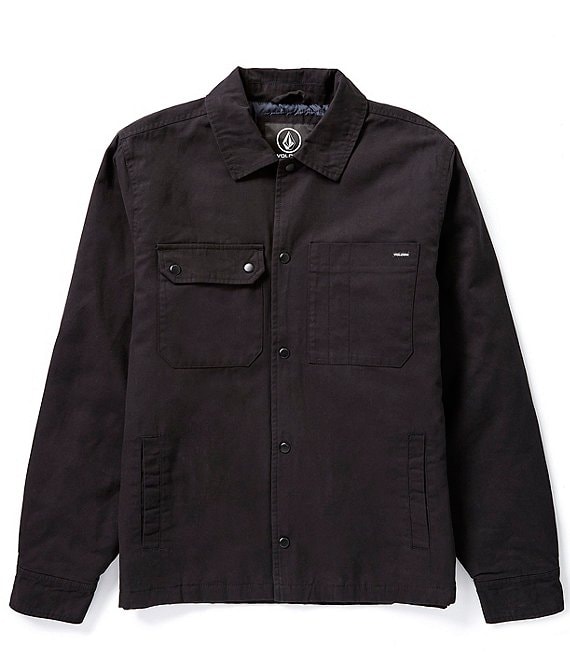 Volcom Larkin Long-Sleeve Boxy-Fit Overshirt Jacket | Dillard's