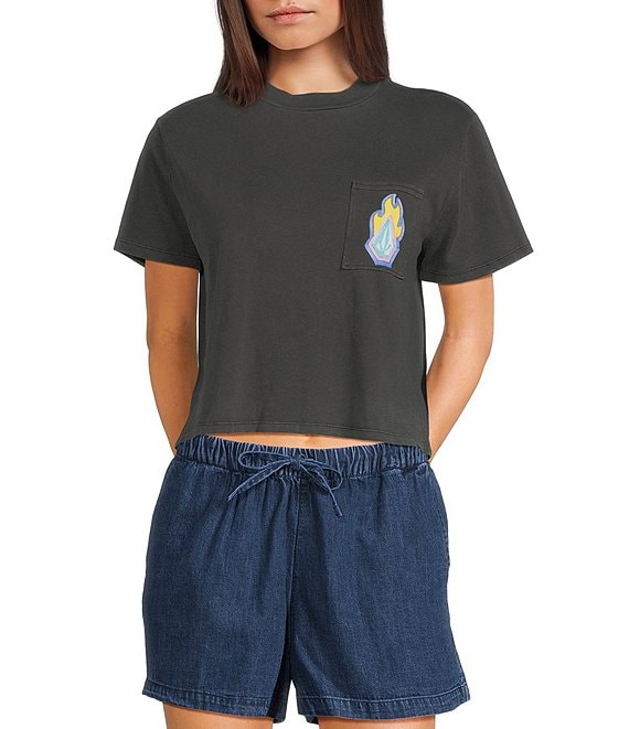 Volcom Pocket Dial Palm Tree Short Sleeve T-Shirt | Dillard's