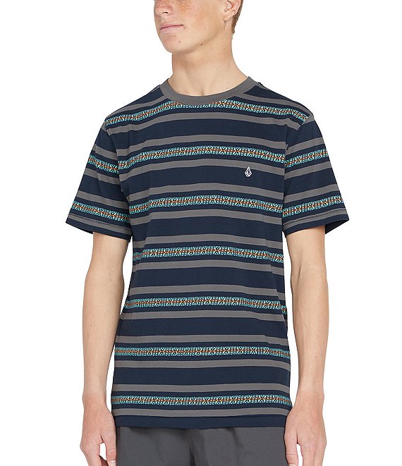 Volcom Seedstone Short Sleeve Yarn-Dyed-Stripe T-Shirt | Dillard's
