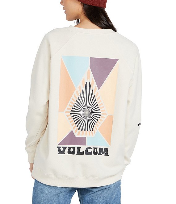 Color:Cloud - Image 1 - Stone Magic Graphic Boyfriend Sweatshirt