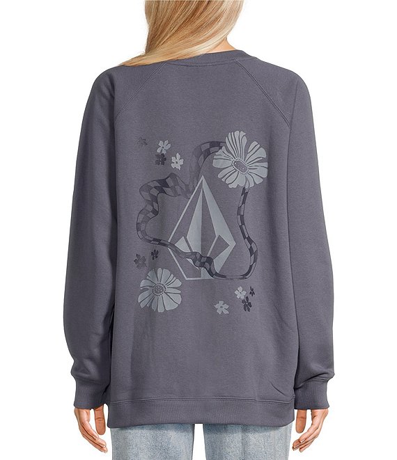 スウェット・トレーナー STONE  Oversized hoodie with raglan sleeves BZEN M.3132-JEROME-SPLASH UNISEX REGULAR FIT LONG SLEEVE
