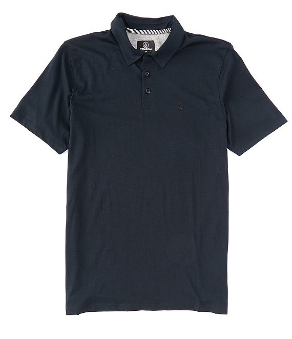 Color:Black - Image 1 - Wowzer Short Sleeve Collared Polo Shirt
