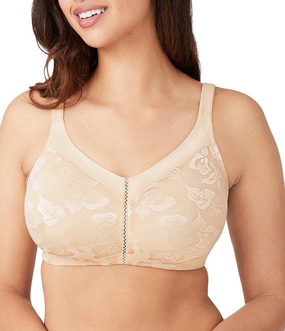 Color:Natural - Image 1 - Awareness Seamless Full Figure Wire Free Bra