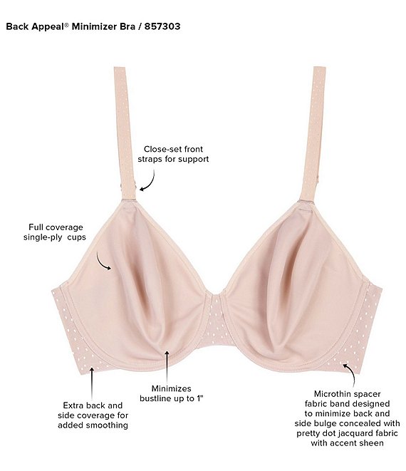 Wacoal Back Appeal® Minimizer Bra | Dillard's