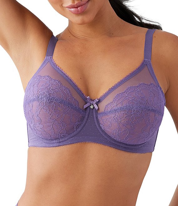 コリアグランドセール 2025 Wacoal Retro Chic Full Figure Underwire Lace Bra | Dillard's 下着・アンダーウェア