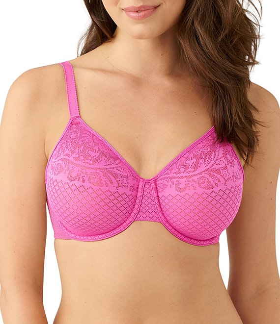 Wacoal Visual Effects Lace Underwire Full-Coverage Seamless Minimizer Bra