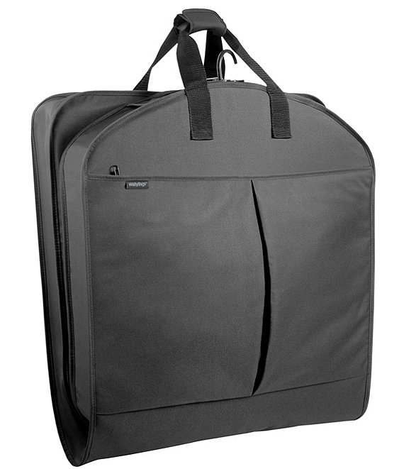 Color:Black - Image 1 - 52-inch Garment Bag with Accessory Pockets