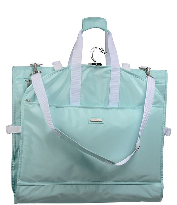 Color:Blue - Image 1 - 66#double; Tri-Fold Carry On Destination Wedding Gown Travel Bag