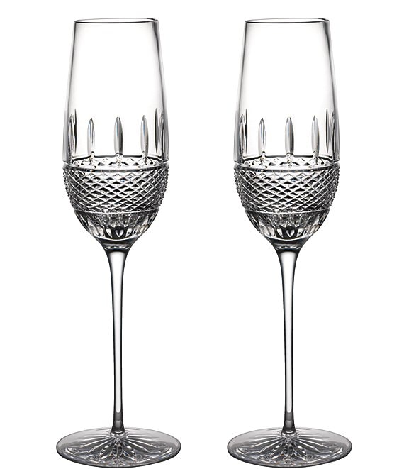 Waterford Crystal Irish Lace Crystal Double Old-Fashioned Glasses