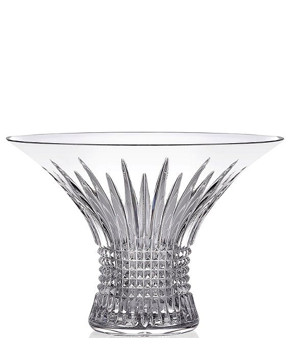 Waterford Lismore Diamond Crystal Centerpiece Vase, 12