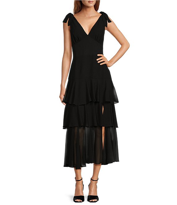 Dillards black tie dresses hotsell