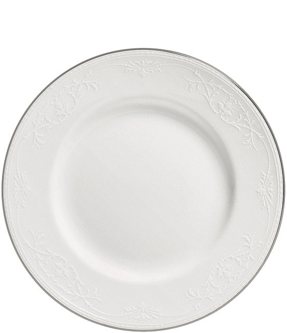 Color:White - Image 1 - English Lace Bone China Bread & Butter Plate