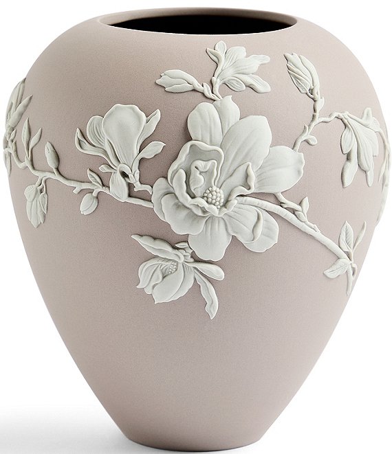 Wedgwood Magnolia Collection Blossom Vase, Mink - Image 1