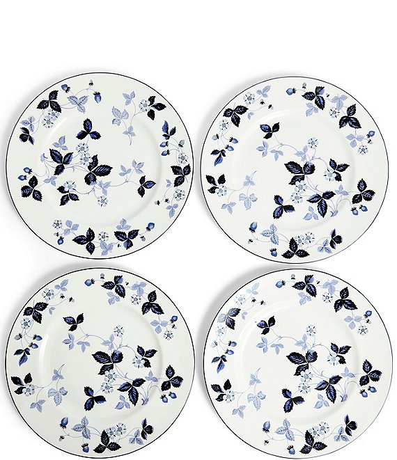 【お値下げ！】 WILDSTRAWBERRY Wedgwood Wild Strawberry Inky Blue Dinnerware -15 Piece Set