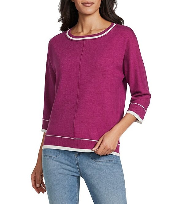 Westbound Heather Long Sleeve Crew Neck Sweater