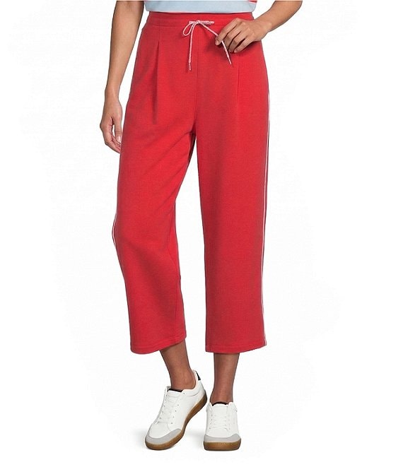 Westbound Pullon Pleated Capri Pants