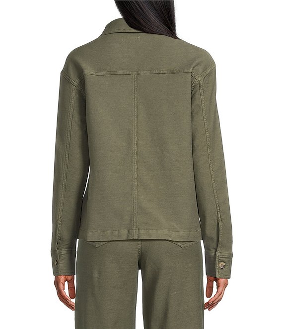 Westbound Terry Twill Point Collar Coordinating Jacket | Dillard's