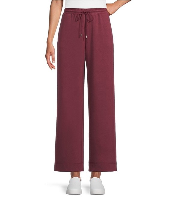 Westbound Coordinating Wide Leg Drawstring Knit Pants