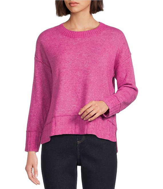Westbound Wool Blend Long Sleeve Crew Neck Sweater
