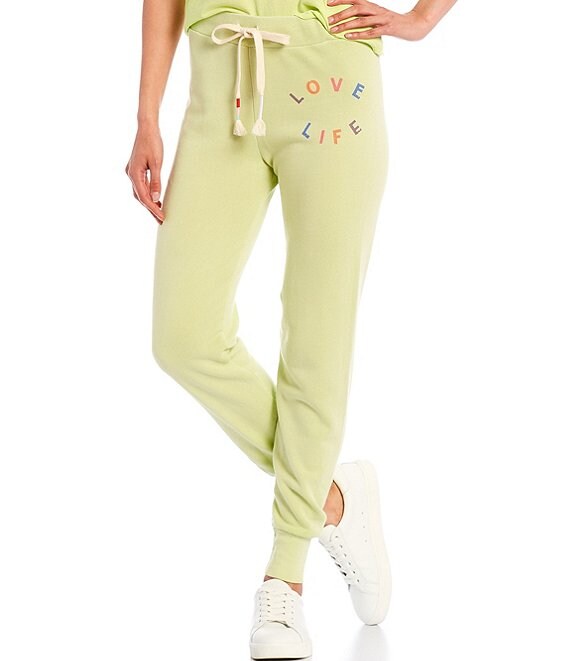 Color:Shadow Lime - Image 1 - Love Life Jack Coordinating Ankle Crop Pants