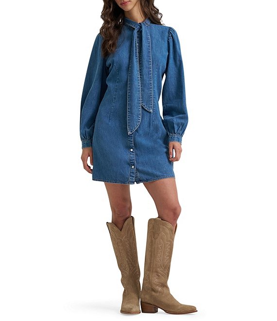 Wrangler Denim Snap Dress