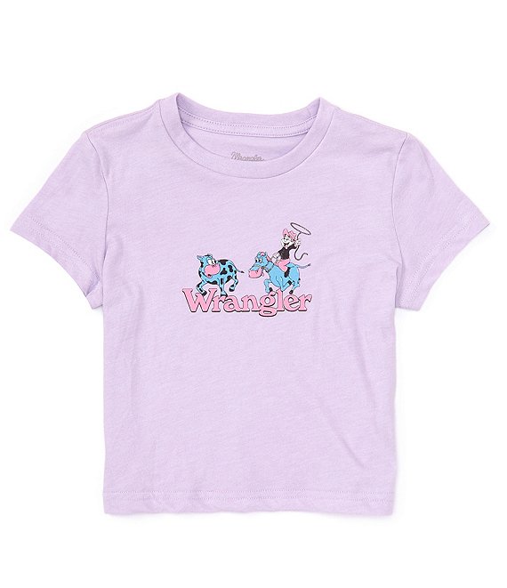 Wrangler Little Girls 2T-4T Short Sleeve Rodeo Graphic T-Shirt | Dillard's