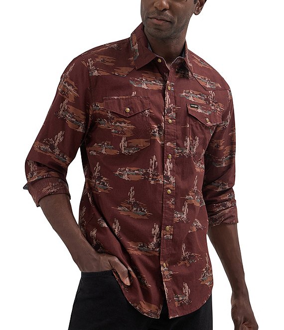 Wrangler shops desert shirt