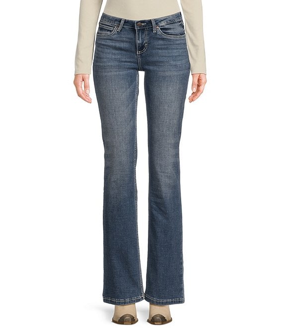 Wrangler® Mae Mid Rise Bootcut Stretch Jeans | Dillard's